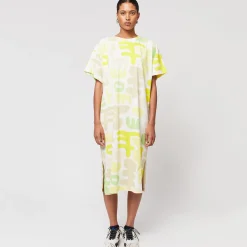Carnival Print Long T-shirt Dress by Bobo Choses Womenswear - Last One In Stock - Small