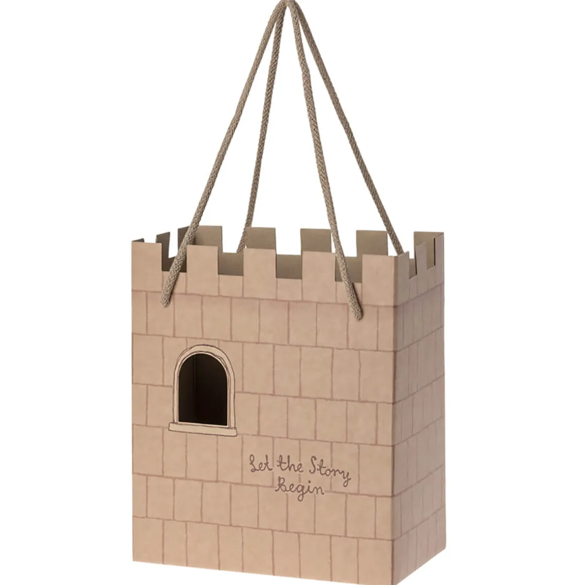 Castle Gift Bag in Rose by Maileg
