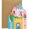 Castle Greetings Card by Mifkins
