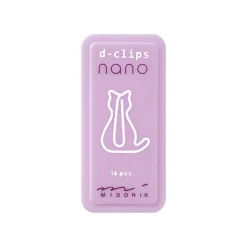 Cat D-Clip Nano Paperclips by Midori