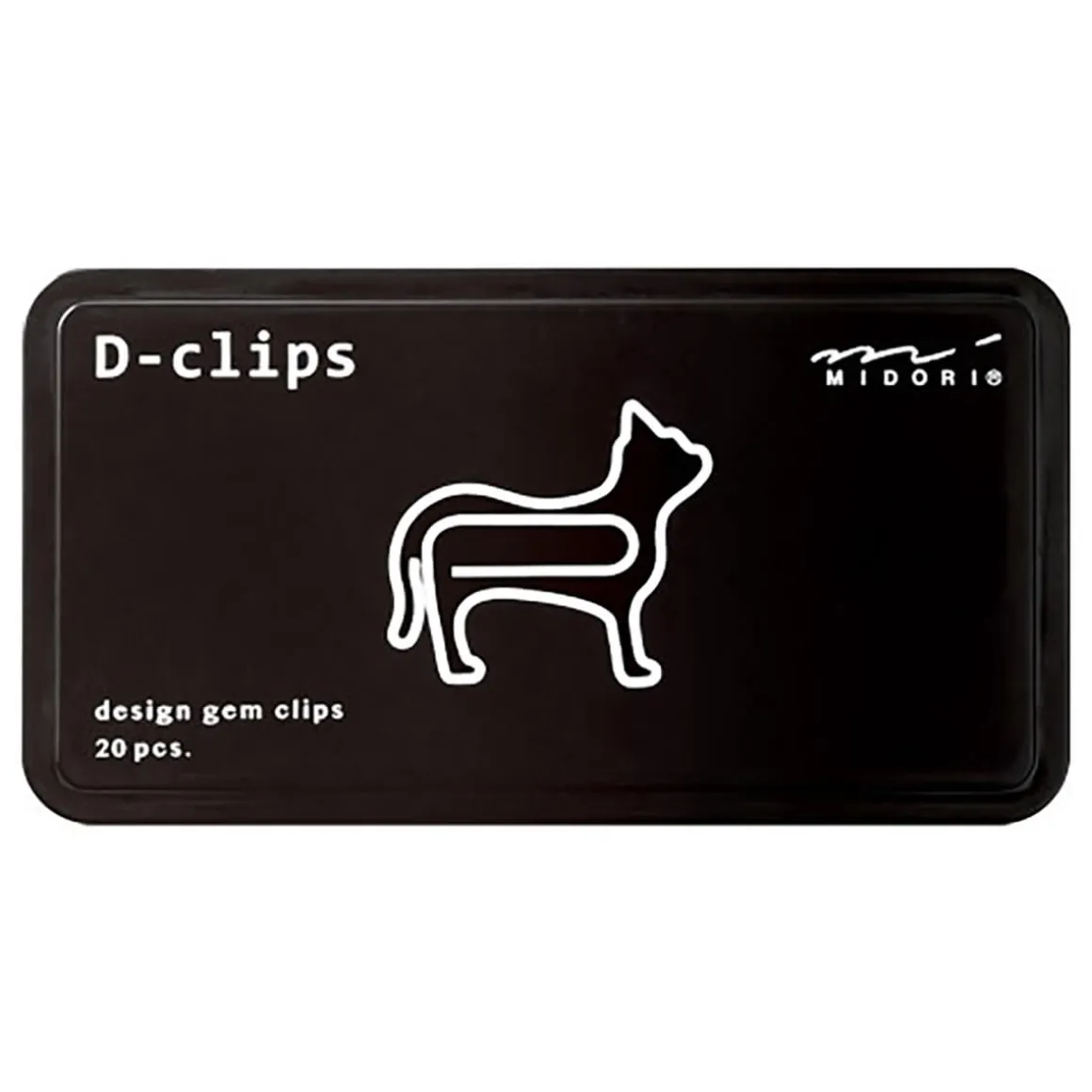 Cat D-Clip Paperclips by Midori