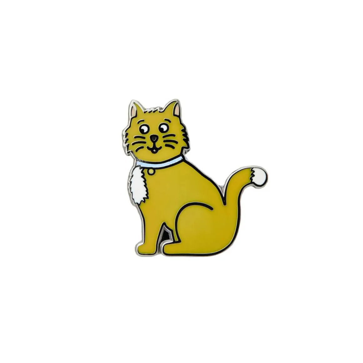 Cat Enamel Pin Badge by The Pop Out Card Company