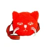 Cat Fuzzy Mini Bag by Mini Rodini