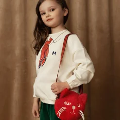 Cat Fuzzy Mini Bag by Mini Rodini