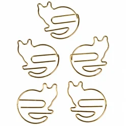 Cat Paper Clips Nine Lives (set of 5) by Rex London