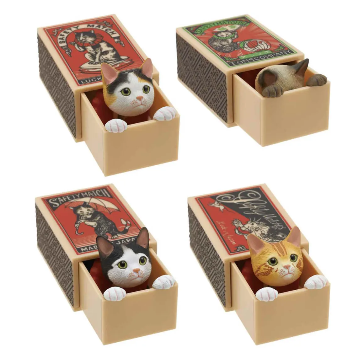 Cat Peek Matchbox Blind Box by Kitan Club