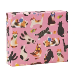 Cats Birthday Gift Wrap by Zoey Kim for Wrap