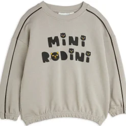 Cats Sweatshirt in Grey by Mini Rodini