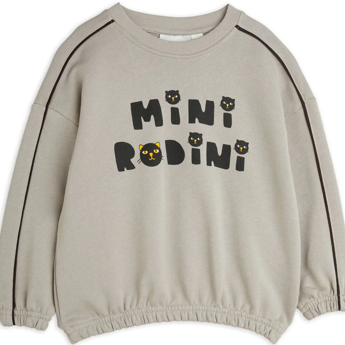 Cats Sweatshirt in Grey by Mini Rodini