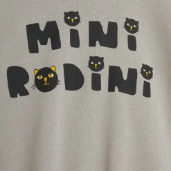 Cats Sweatshirt in Grey by Mini Rodini