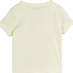 Cats T Shirt in Off White by Mini Rodini