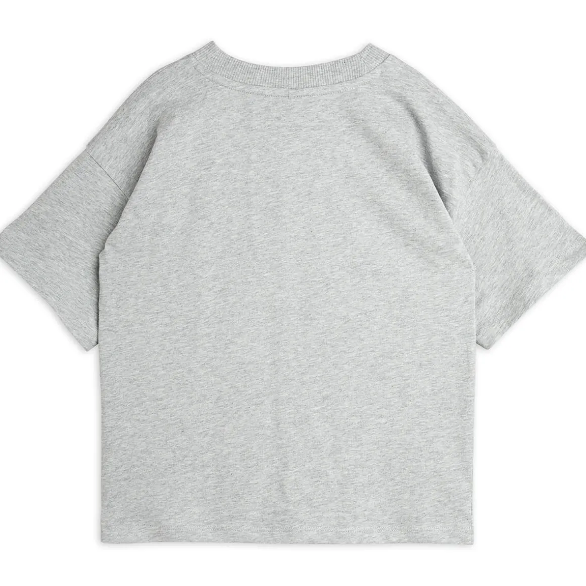 Cat T-Shirt in Grey Melange by Mini Rodini - Last One In Stock - 128/134 (7-9 Years)