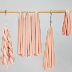 8 Celebration Extra Long Birthday Candles in Pink Blossom by Wax Atelier