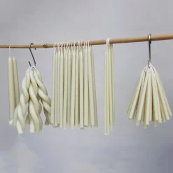 8 Celebration Extra Long Birthday Candles in Mother's Milk by Wax Atelier