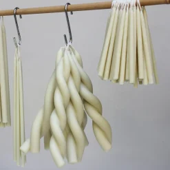 8 Celebration Extra Long Birthday Candles in Mother's Milk by Wax Atelier
