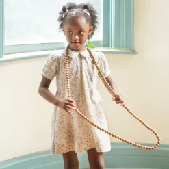 Celia Dress in Menagerie Print / Blueberry by Soor Ploom