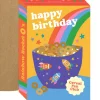 Cereal Fan Greetings Card by Mifkins