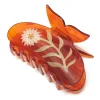 Chamomile Flower Butterfly Hair Claw by Winona Irene