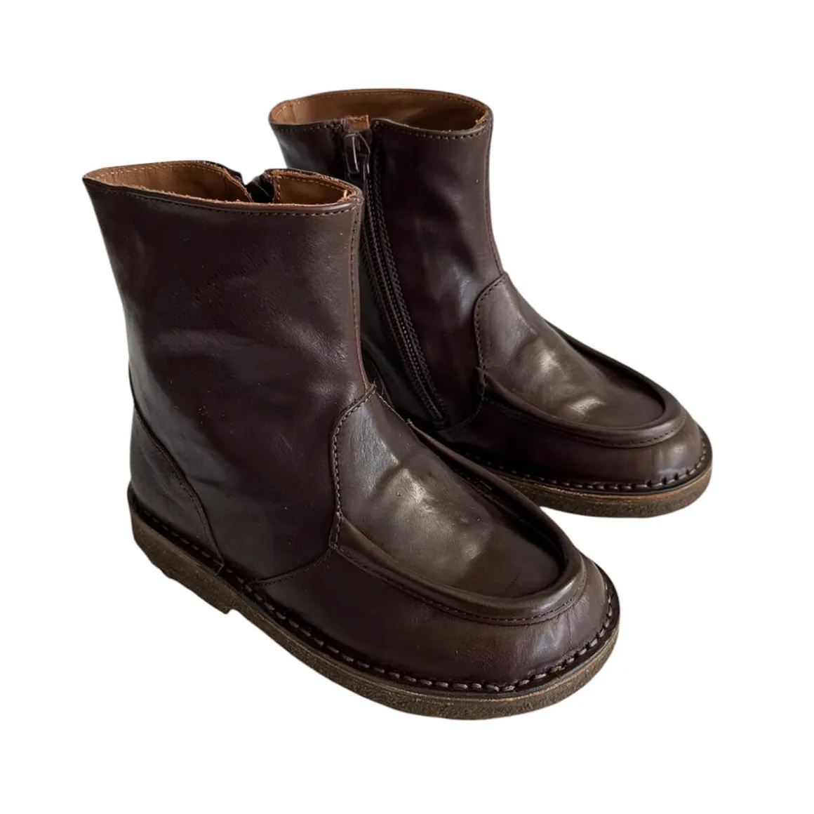 Charles Ankle Boots in Dark Brown by PèPè