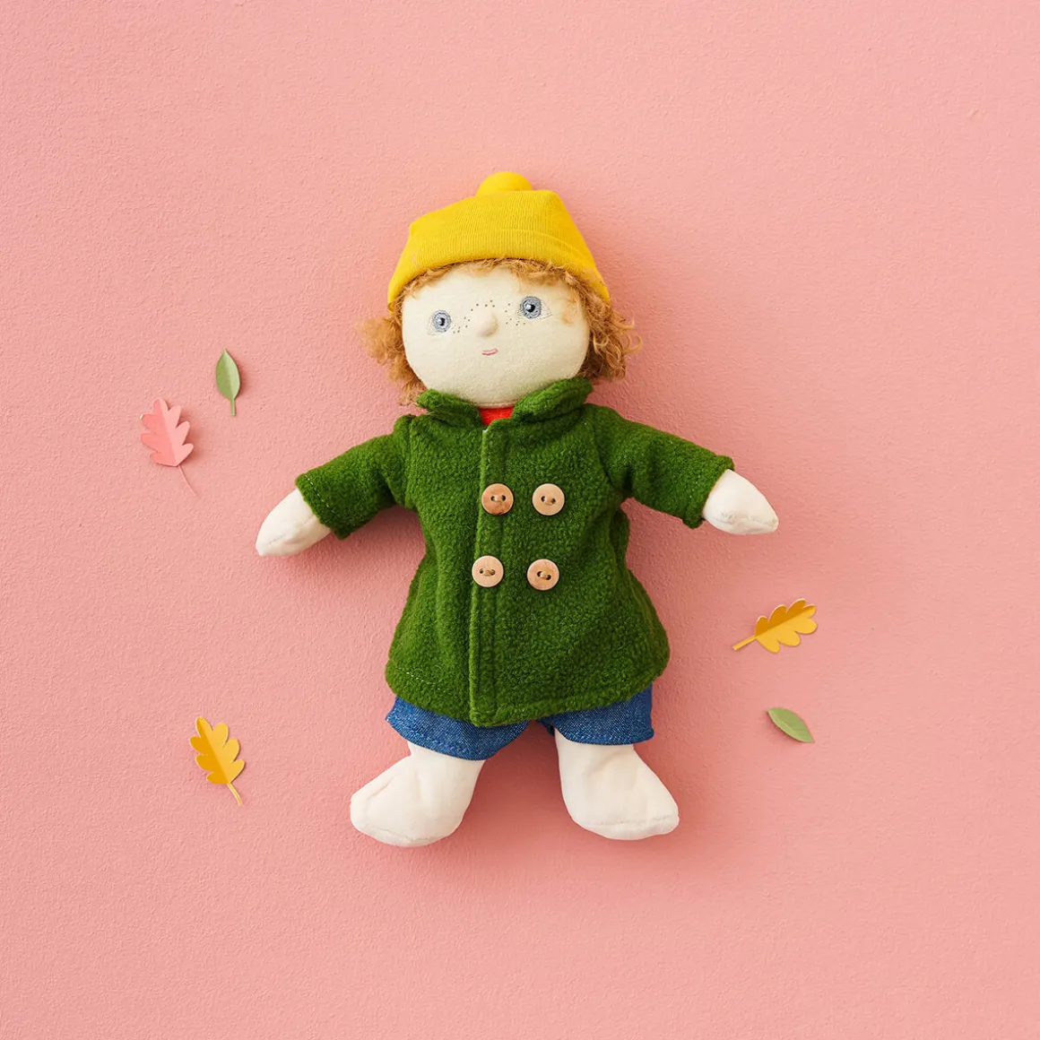 Charlie Chestnut Dress Me Dinky Dinkums Doll by Olli Ella