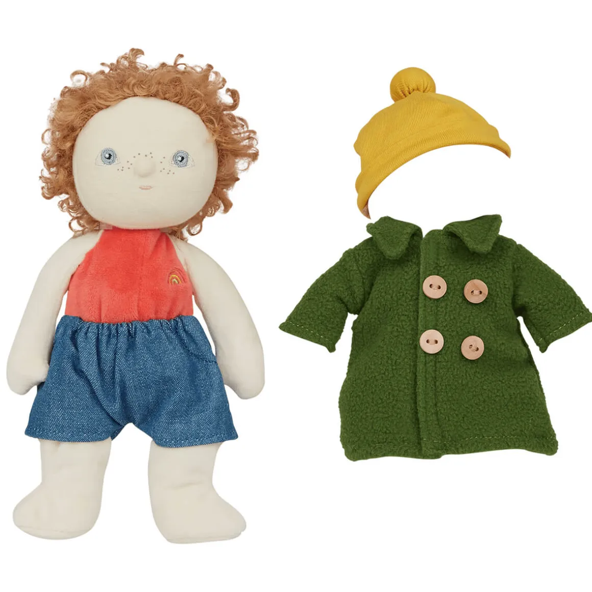 Charlie Chestnut Dress Me Dinky Dinkums Doll by Olli Ella
