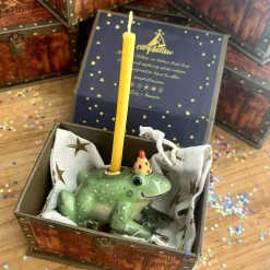 Charming Frog Ceramic Cake Topper by Camp Hollow