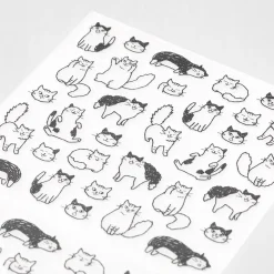 Chat Cat Stickers 2594 by Midori