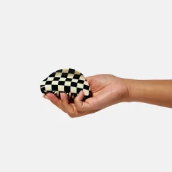 Checker Hair Claw in Black + White by Chunks