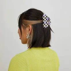 Checker Hair Claw in Bloom by Chunks
