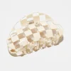 Checker Hair Claw in Clear by Chunks