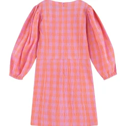 Check Puff Sleeve Dress by The Tiny Big Sister - Last One In Stock - EUR 36 (UK 8)