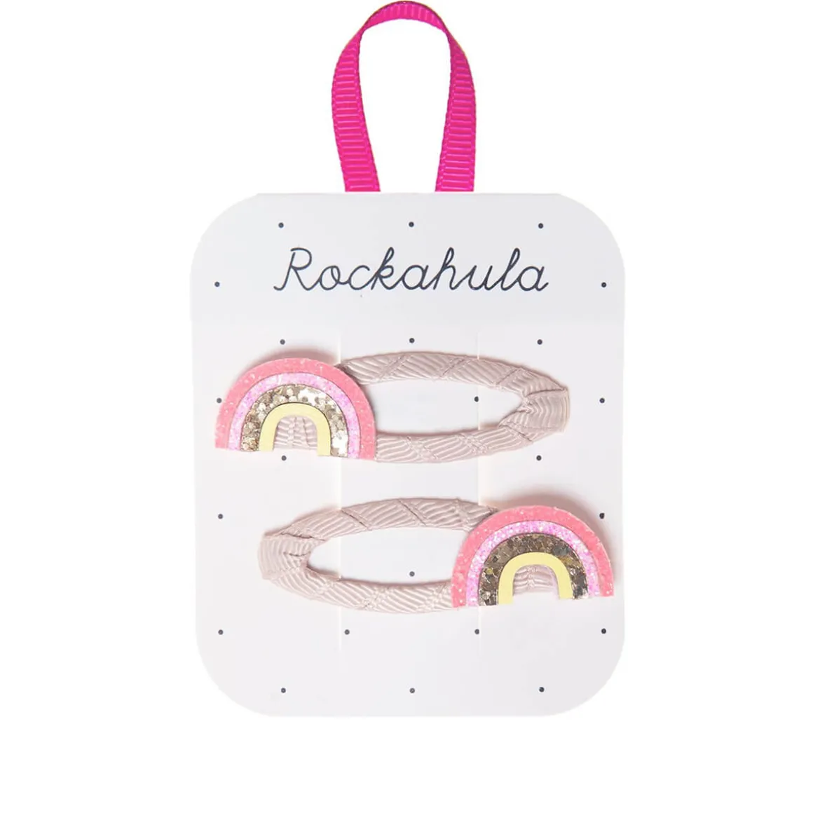 Cheerful Rainbow Hair Clips by Rockahula