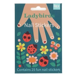 Children's Nail Stickers Ladybird by Rex London
