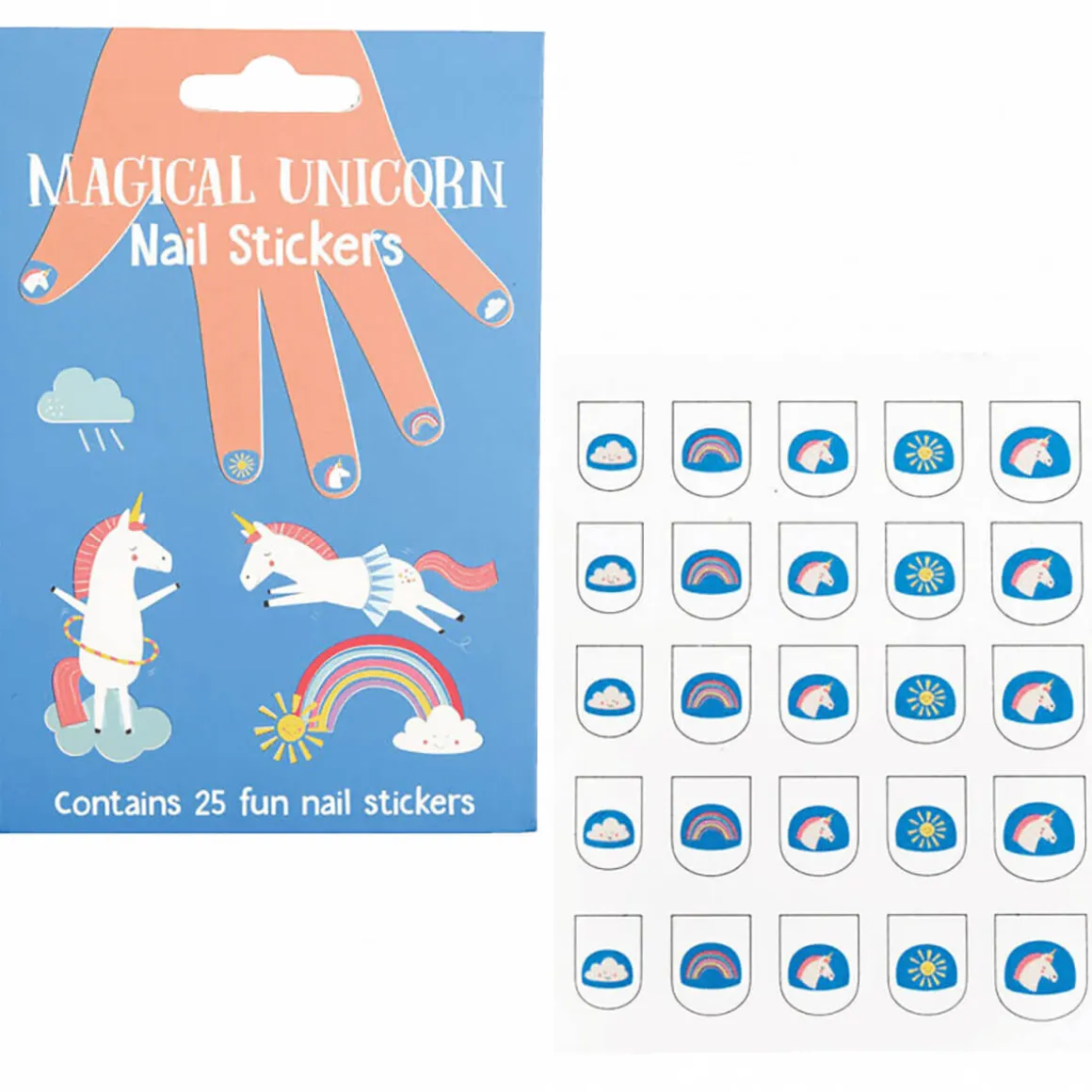 Children's Nail Stickers Magical Unicorn by Rex London