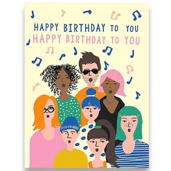 Choir Greetings Card by Emma Cooter for 1973