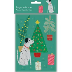 Chou Chou Chien Advent Calendar Greetings Card By Roger La Borde