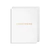 Christening Mini Greetings Card by Cherished for Lagom Design