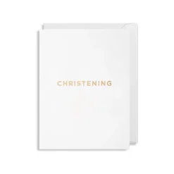 Christening Mini Greetings Card by Cherished for Lagom Design