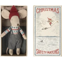 Christmas Big Brother Mouse in a Matchbox by Maileg