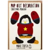 Christmas Penguin Pop Out Decoration And Christmas Card by The Pop Out Card Company