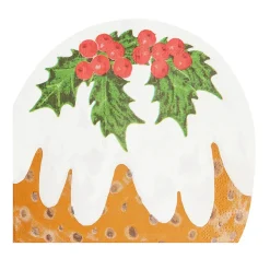 Christmas Pudding Paper Napkins by Talking Tables