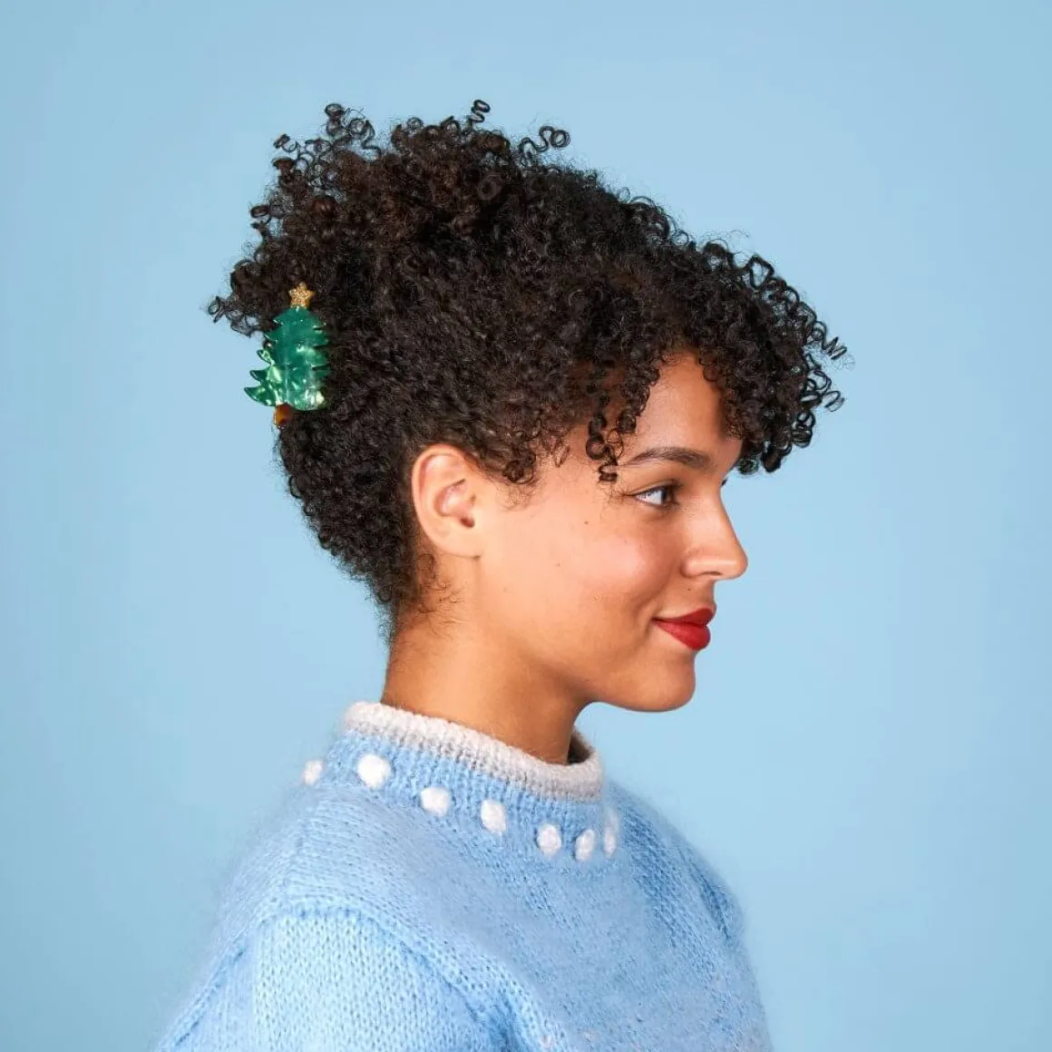 Christmas Tree Hair Claw by Coucou Suzette