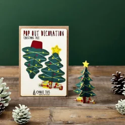 Christmas Tree Pop Out Decoration And Christmas Card by The Pop Out Card Company