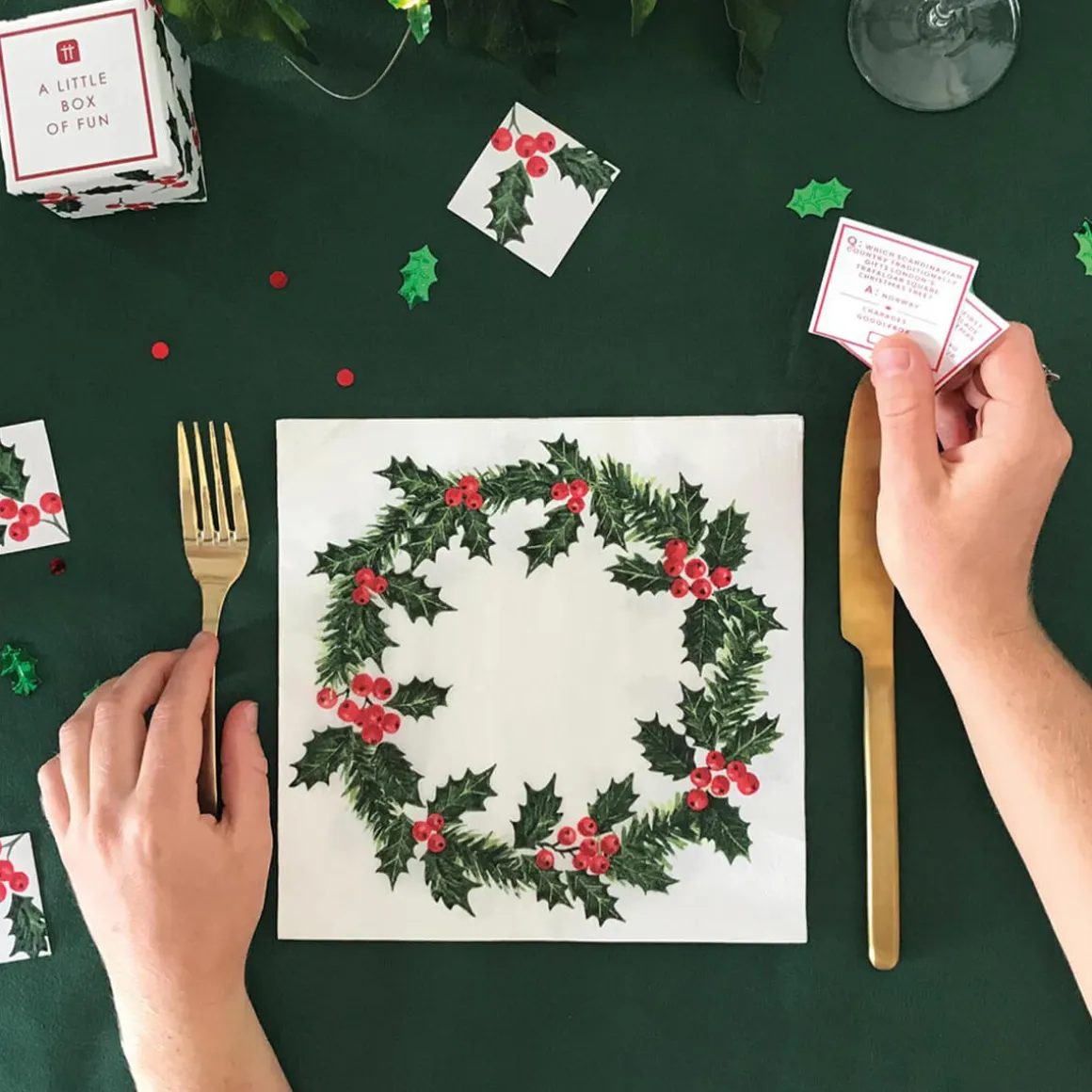 Christmas Trivia Game & Charades by Talking Tables