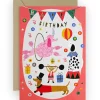 Circus Dogs Birthday Greetings Card by Mifkins