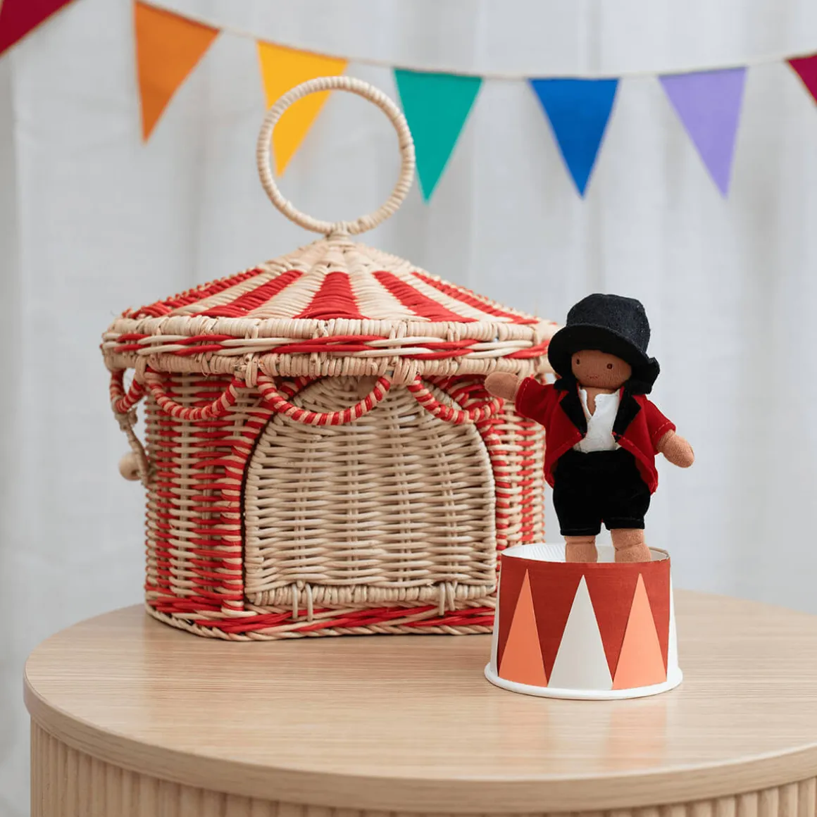 Circus Tent Basket by Olli Ella