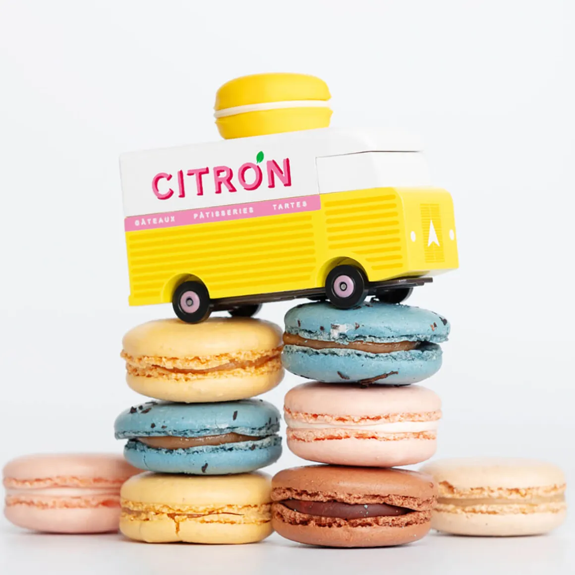 Citron Macaron Van Mini Candyvan By Candylab Toys