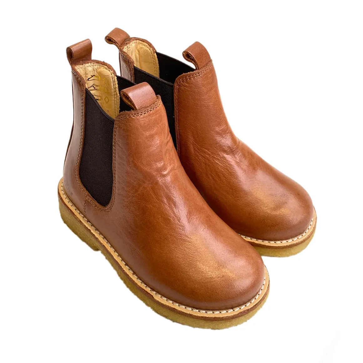 Classic Chelsea Boots in Cognac by Angulus