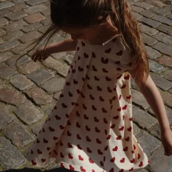Classic Short Sleeve Dress in Amour Rouge by Konges Slojd