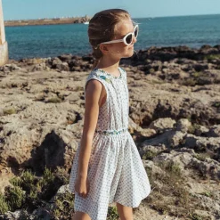 Claudette Dress in Tile Print by Lali